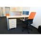 Preview: OPTO Schreibtisch 180, Beine alufarben, Ahorn E