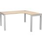 Preview: OPTO L-Schreibtisch 160, Sitzplatz links