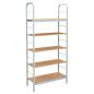 Preview: Mehrzweckregal, Basismodul - alufarben