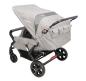 Preview: Familidoo Krippenwagen Vierlingsbuggy-Lidoo Star, grau