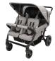 Preview: Familidoo Krippenwagen Vierlingsbuggy-Lidoo Star, grau