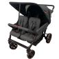 Preview: Familidoo Krippenwagen Vierlingsbuggy-Lidoo Star, schwarz