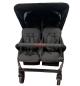 Preview: Familidoo Krippenwagen Vierlingsbuggy-Lidoo Star, schwarz