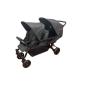 Preview: Familidoo 3 Sitzer Krippenwagen- Lidoo 3 BB+, schwarz, mit Ergondrive-Lenker