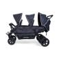 Preview: 6-Sitzer-Kinderwagen Sixseater, schwarz