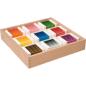 Preview: Montessori Farbtäfelchen - Schattierungskasten mit 9 Farben