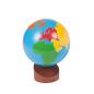 Preview: Montessori Globus - farbige Erdteile