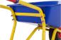Preview: Metallschubkarre blau-gelb