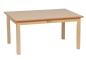 Preview: Natura Tisch klein, rechteckig, 96 x 69,5 cm + 4 Stühle Mill - Gr. 1