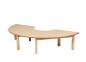 Preview: Natura Tisch U-förmig, 163 x 56 cm