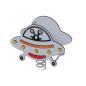 Preview: Universum Federwippe UFO, Beton-Bodenanker