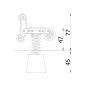 Preview: Milo Federwippe 2 Roller, Beton-Bodenanker