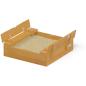 Preview: Sandkasten mit Sitzbank, 1,5 x 1,2 m