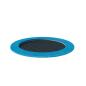 Preview: Trampolin Krater, gross - Matte schwarz, Kante blau