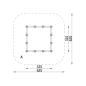 Preview: Verto Sandkasten 3 x 3 m