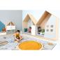Preview: Möbelsatz Quadro Häuserzeile grau-weiss 201-180° - Ahorn
