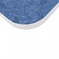 Preview: Flüstertisch 5, wellenförmig gross, Tischhöhe 71 cm - blau