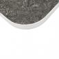 Preview: Flüstertisch PLUS 2, wellenförmig gross, Tischhöhe 53 cm - graphit