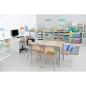 Preview: Tisch MILA 120x80 mit Stühlen P, alufarben ( ZEST5390,  ZEST5391,  ZEST5392)