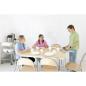 Preview: Tisch MILA 120x80 mit Stühlen P, alufarben ( ZEST5390,  ZEST5391,  ZEST5392)