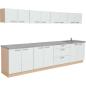Preview: Grande Küchenausstattung, Breite 328 cm, Küchenausstattung 2