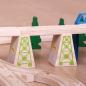 Preview: 6 Brückenpfeiler für Holzeisenbahn