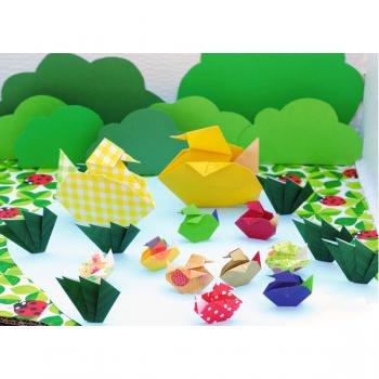 Origami Faltblätter - Quadrat 200 Bunte Muster