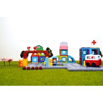 Magformers Town Set - Krankenhaus