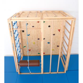 Waagerechte Sprossenwand mit 3 Sprossen