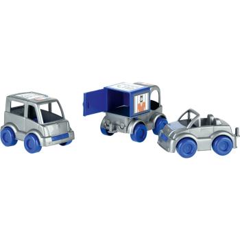 Kid Cars Polizeifahrzeuge, 3er Set