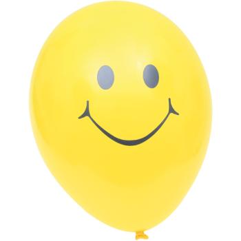 Ballons mit Aufdruck - mit Smiley