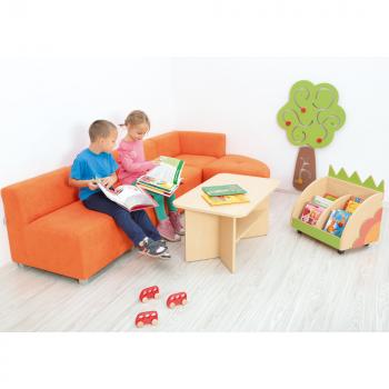 Flexi Ecksofa 35, orange