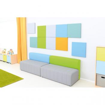 Sofa Modern Plus, grau-grün