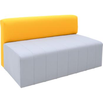 Sofa Modern Plus, grau-senf
