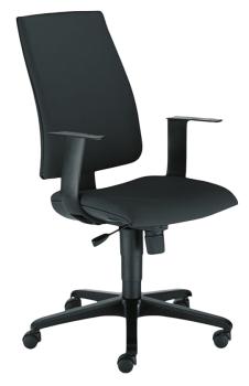Bürostuhl INTRATA, hohe Rückenlehne, schwarz