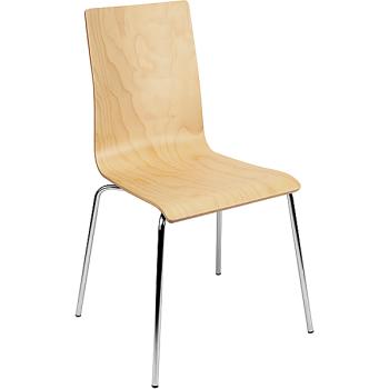 Stuhl CAFE, SH 45 cm, Standard Chrom