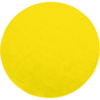 Rundteppich, Durchmesser: 40 cm, gelb