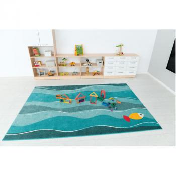 Teppich Meereswellen, 2 x 3 m