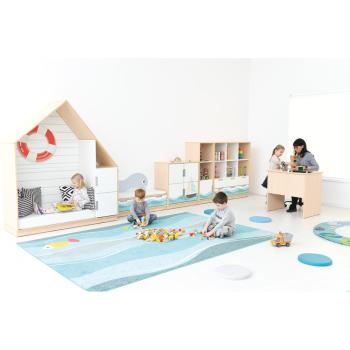 Teppich Meereswellen, 2 x 3 m