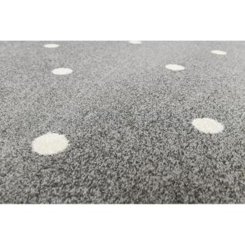 Teppich Grau mit Punkten, 3 x 4 m