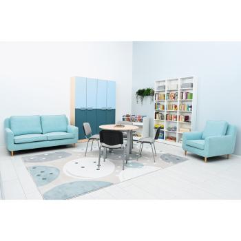 Abstrakter Teppich, 2,40 x 3,30 m