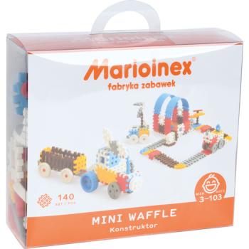 Waffel-Bausteine Mini - Konstruktionen, rot-blau, 140