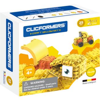 Bausteine - Clickformers Yellow, 2 Baupläne