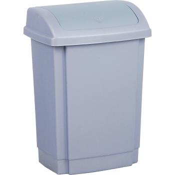 Abfallbehälter mittelgross mit Schwingdeckel, 15 l