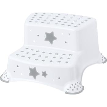 Fussbank Sterne, weiss