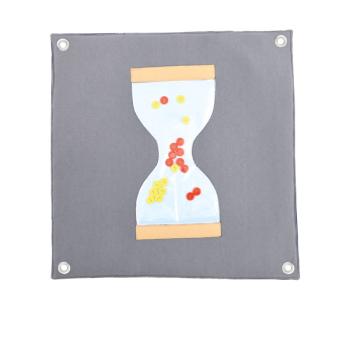 Motorik-Textilpaneel - Sanduhr