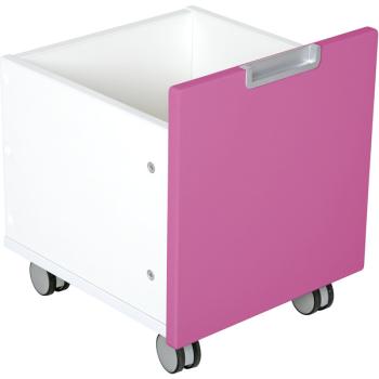 Quadro - Rollbehälter schmal, B 34 - magenta