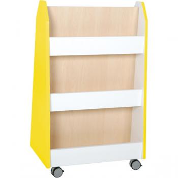 Quadro - Bücherregal zweiseitig, gelb