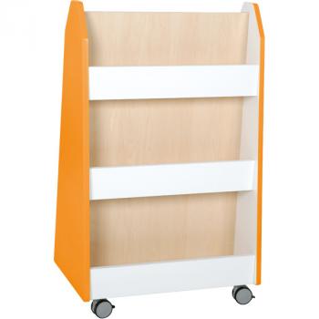 Quadro - Bücherregal zweiseitig, orange