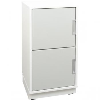 Quadro - Schmaler Schrank M mit 1 Einlegeboden, B 42 - weiss